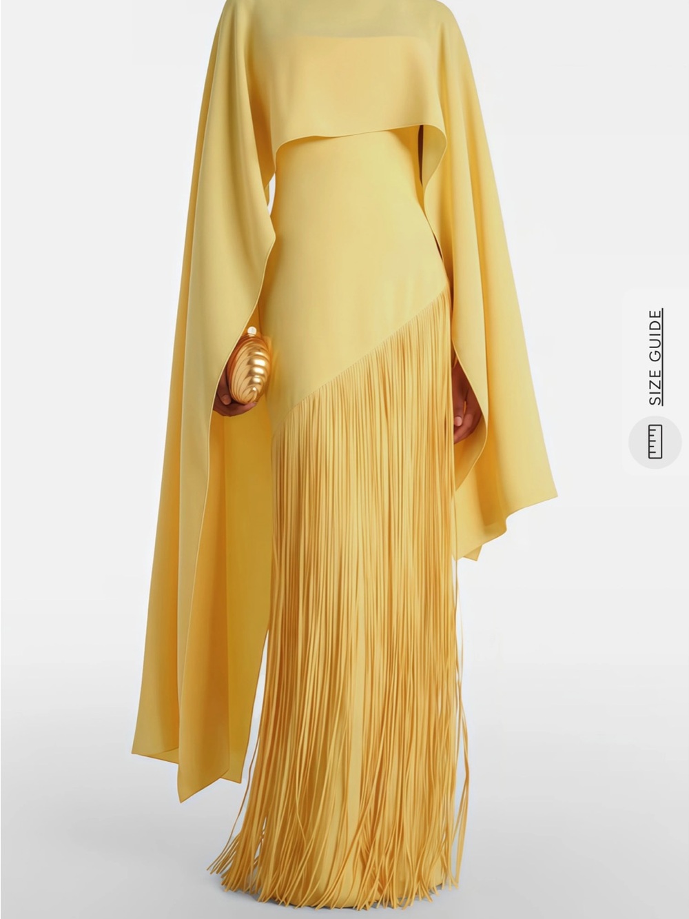 Miss Rosier Dress- Yellow Fringe Maxi Skirt